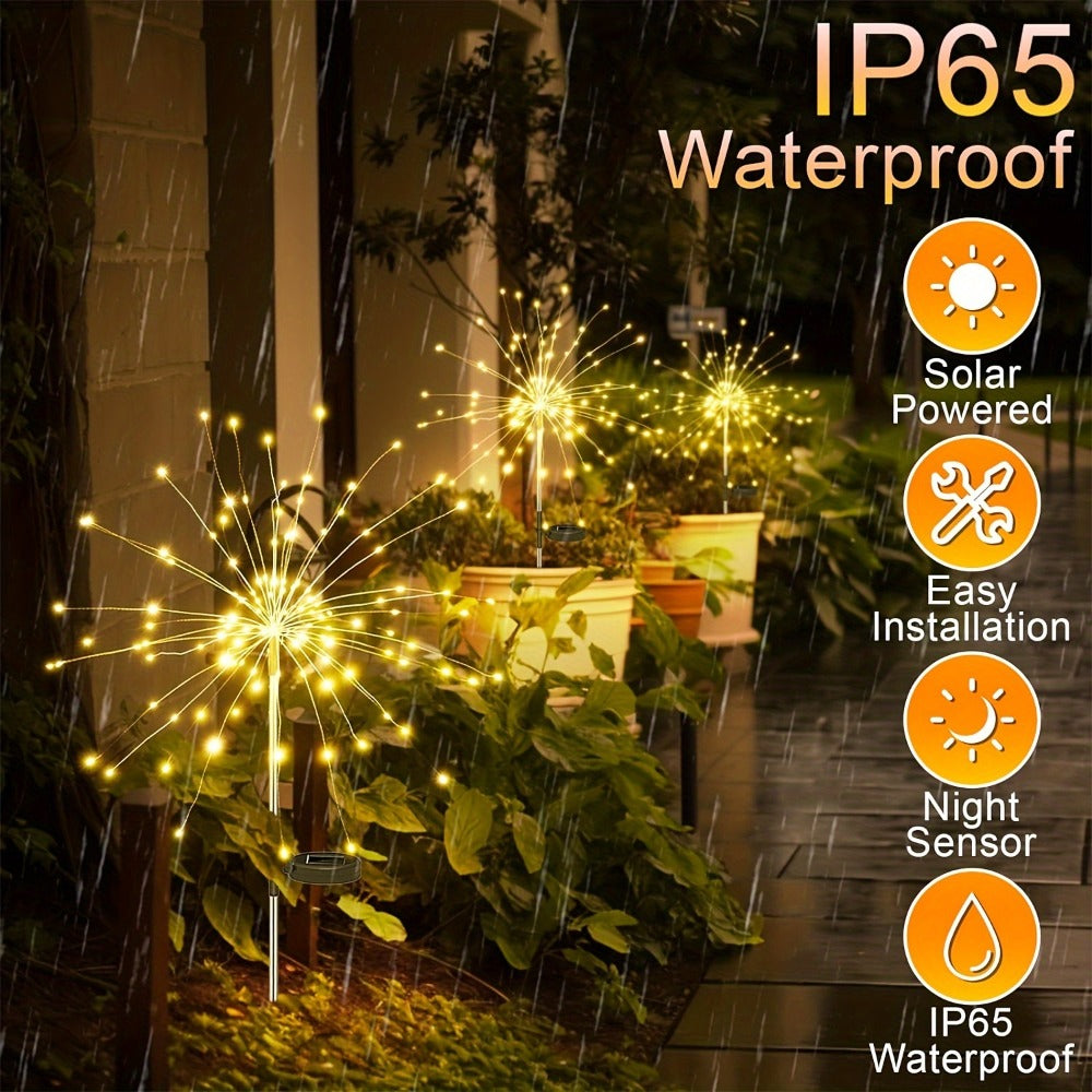 Solar Fairy Lights in an Outdoor Design with 8 Modes for Garden