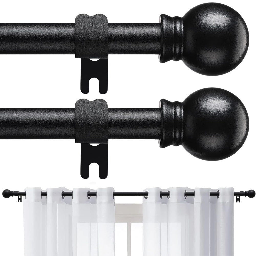 Adjustable Curtain Rod in an Adjustable Design for Living Room and Kitchen