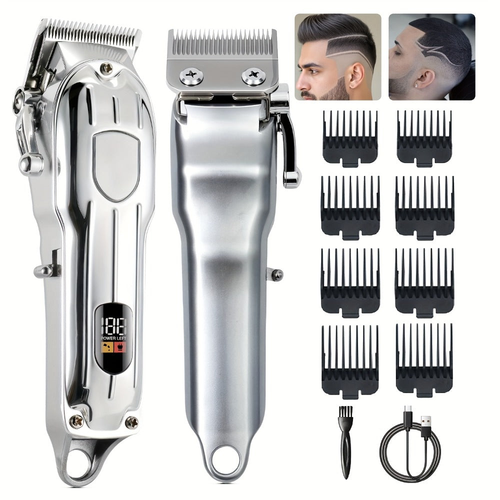 Hair Cutting Kit with T-Blade Trimmer for Men Home and Salon Use