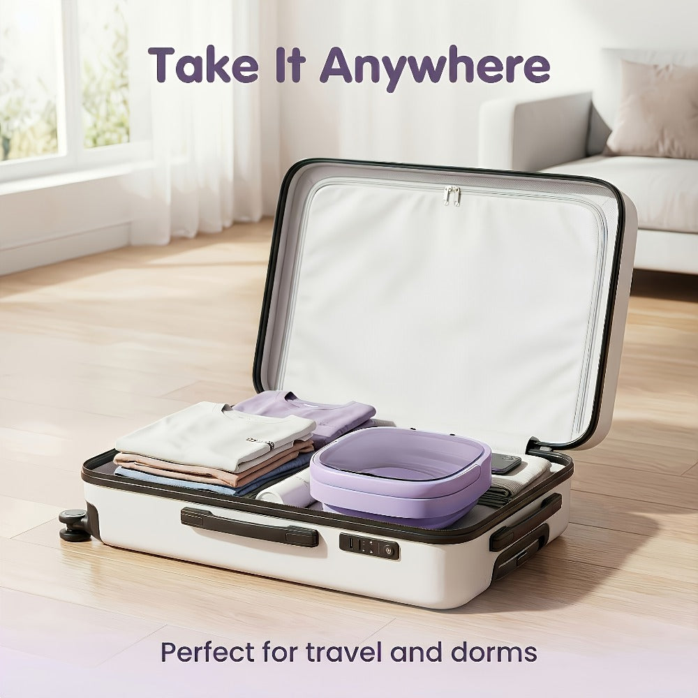 Mini Washing Machine with 3 Cleaning Modes for Underwear Delicates