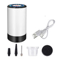 Cordless Vacuum Pump with Multiple Accessories – Portable Food Vacuum Sealer & Dehumidifier for Food Preservation, Crisper Containers, Travel Space Saving & Outdoor Storage