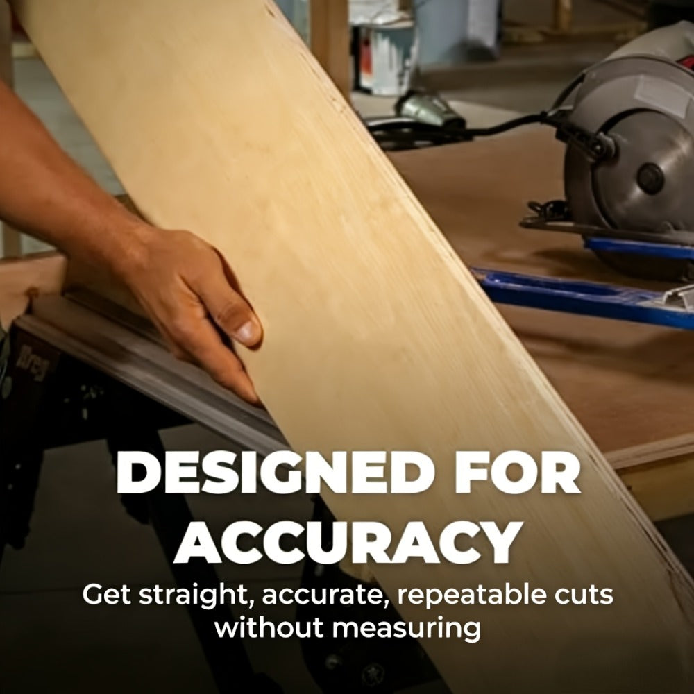 Circular Saw Guide Rail with Heavy Duty Metal Manual Precision Cutting Tool