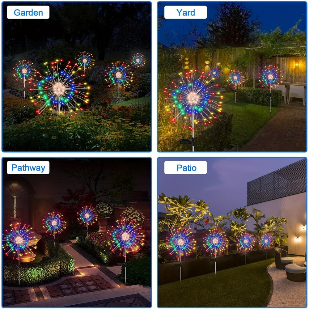 Solar Fairy Lights in an Outdoor Design with 8 Modes for Garden