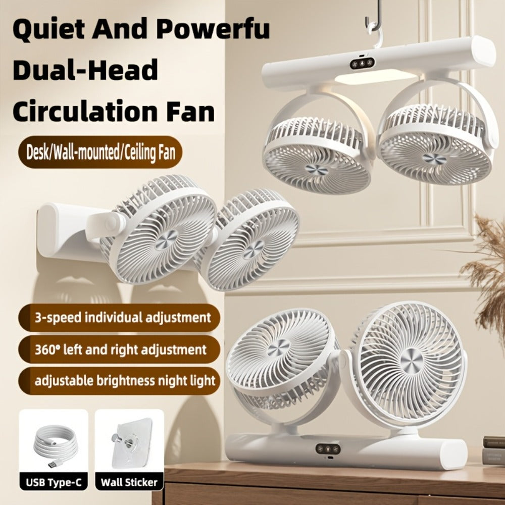 Usb Fan in a Rechargeable Design for Camping and Home & Office