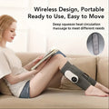Leg Massager: Air Compression, Cordless Calf & Foot Massager with 3 Intensity Levels for Legs, Thighs