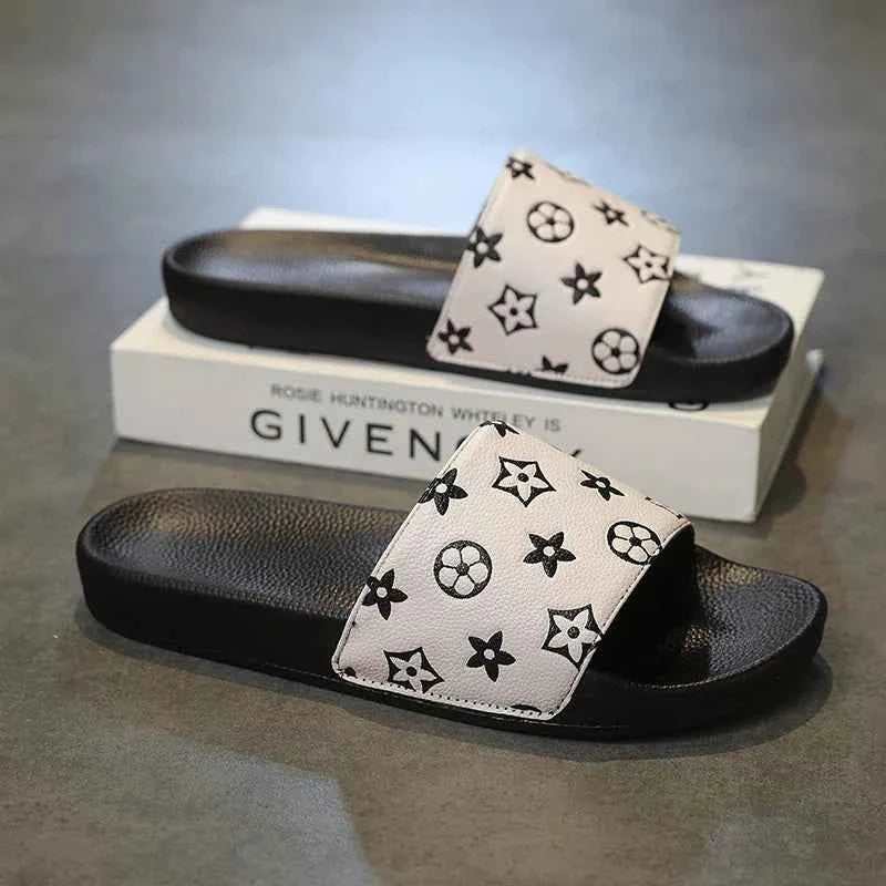 Men's Fashion Color-Blocked Slippers | Lightweight Anti-Slip Quick-Dry Slides
