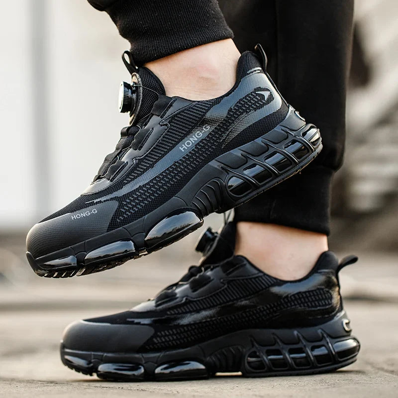 Men’s Safety Work Shoes — Steel Toe, Puncture-Proof & Anti-Smash