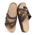 Crestar Women's Cork Footbed Clogs & Sandals | Adjustable Buckle Beach Slippers