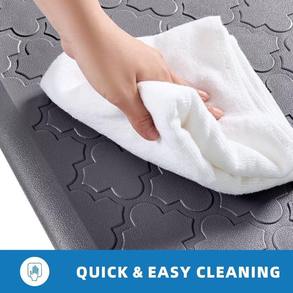 Anti Fatigue Kitchen Mat Set in a Non-Slip Design for Kitchen and Office