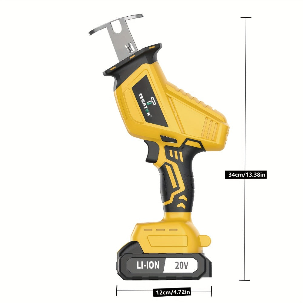 Electric Saw in an Electric Design with LED Light and Safety Lock