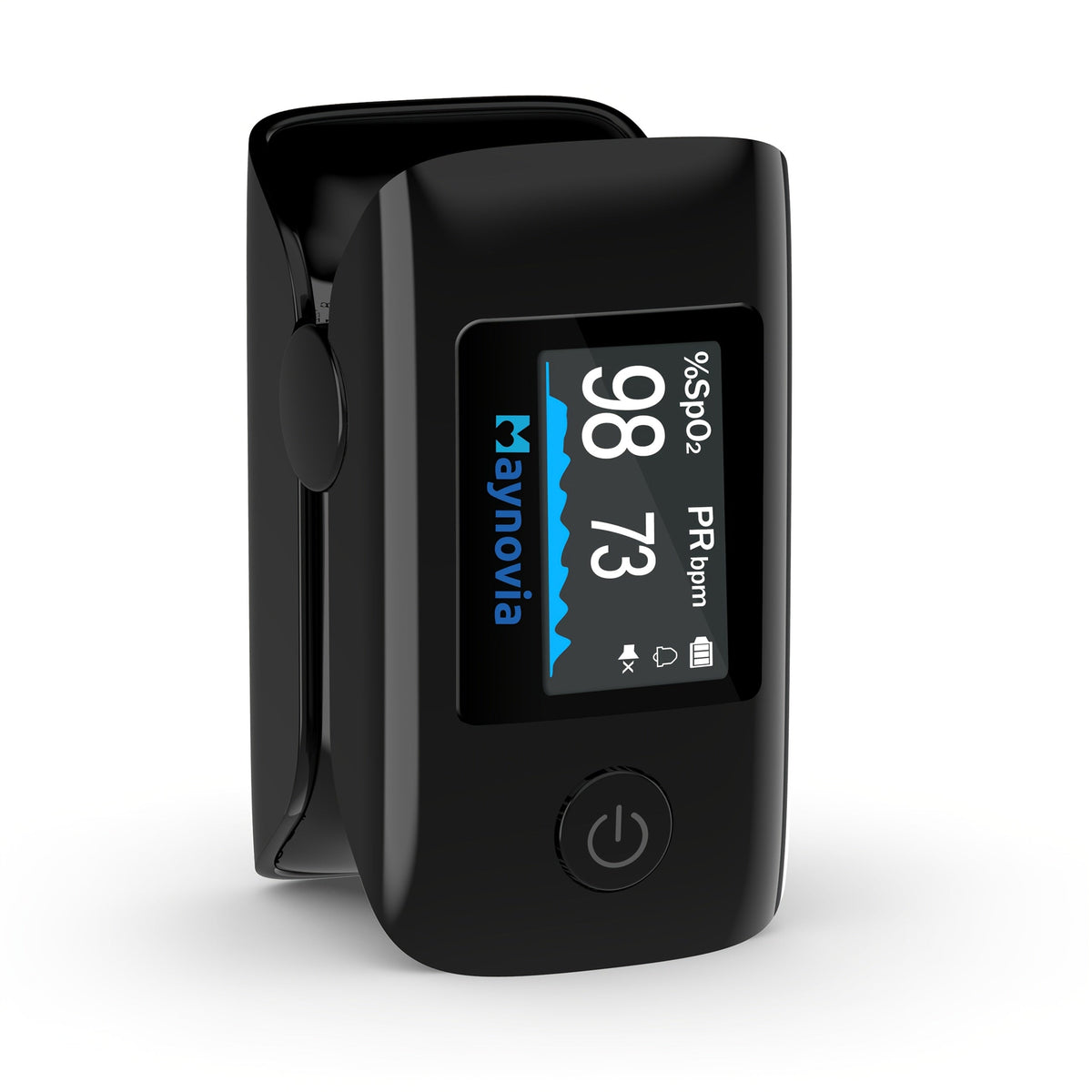 Blood Pressure Monitor, Oximeter Fingertip Digital BP Machine Home Use, Fully Automatic Hypertension Tracker