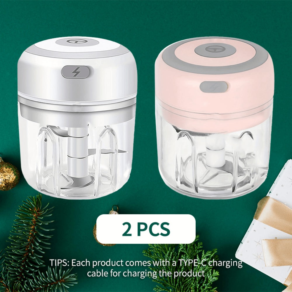 Chopper with Meat Grinder Attachment and Rechargeable Kitchen Food Processor for Camping