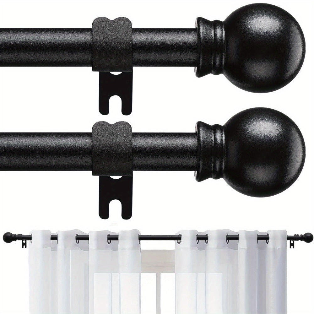 Adjustable Curtain Rod in an Adjustable Design for Living Room and Kitchen