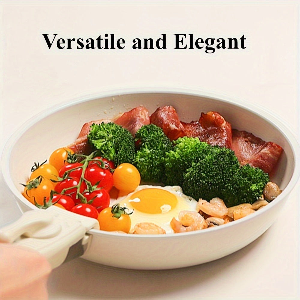 Nonstick Ceramic Cookware Set 17 Piece Pots and Pans with Removable Handles