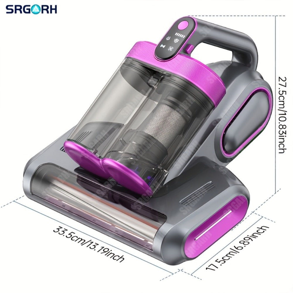 Mattress Vacuum with Cleaner 16Kpa UV Light and 80000 RPM Sonic Technology