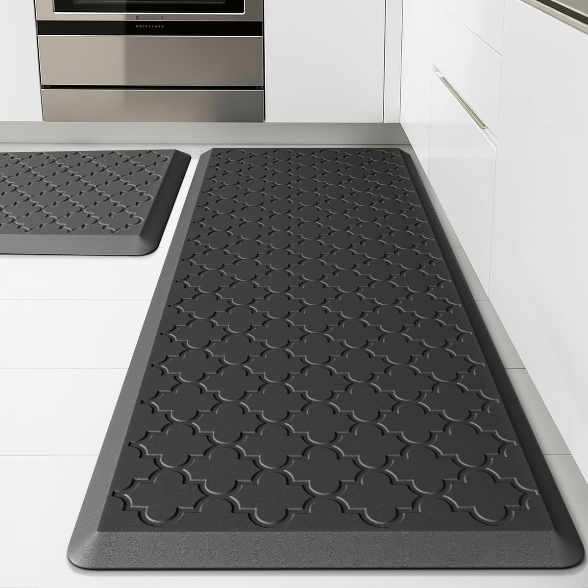Anti Fatigue Kitchen Mat Set in a Non-Slip Design for Kitchen and Office