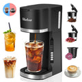 Single Serve Coffee Maker 3-in-1 – Hot & Iced Coffee Machine Compatible with K-Cup Pods, Ground Coffee & Tea, 6-12 oz Brew Sizes, Iced Tea Maker, Compact Countertop Brewer – Black (CM6080/CM6070)