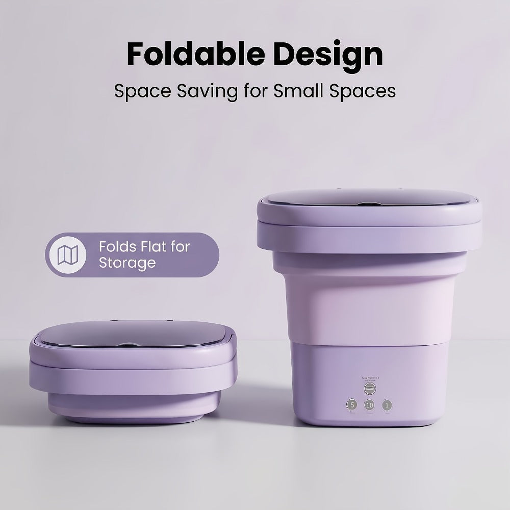 Mini Washing Machine with 3 Cleaning Modes for Underwear Delicates