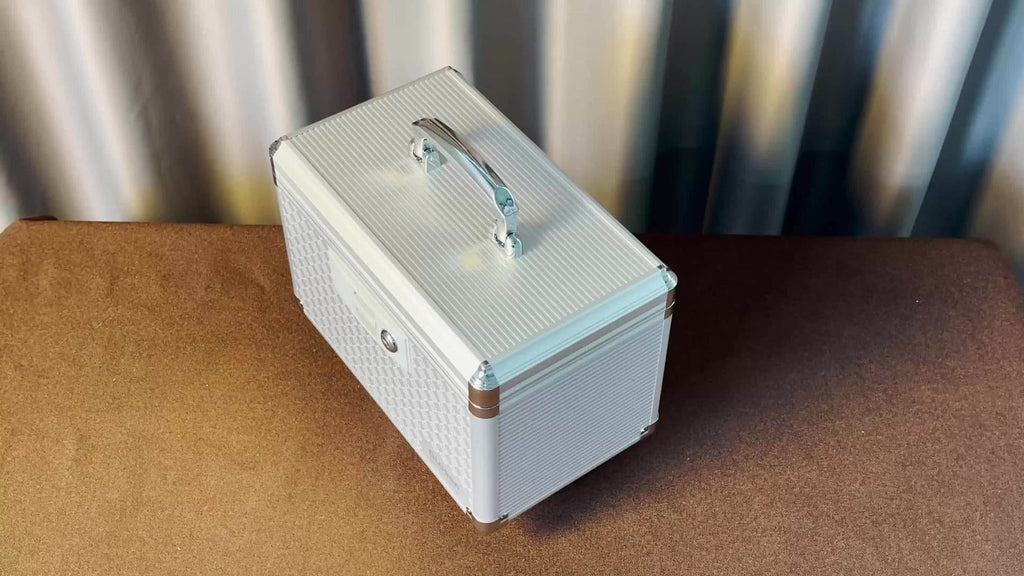 Medicine Storage Box in an Aluminum Alloy Design with Handle
