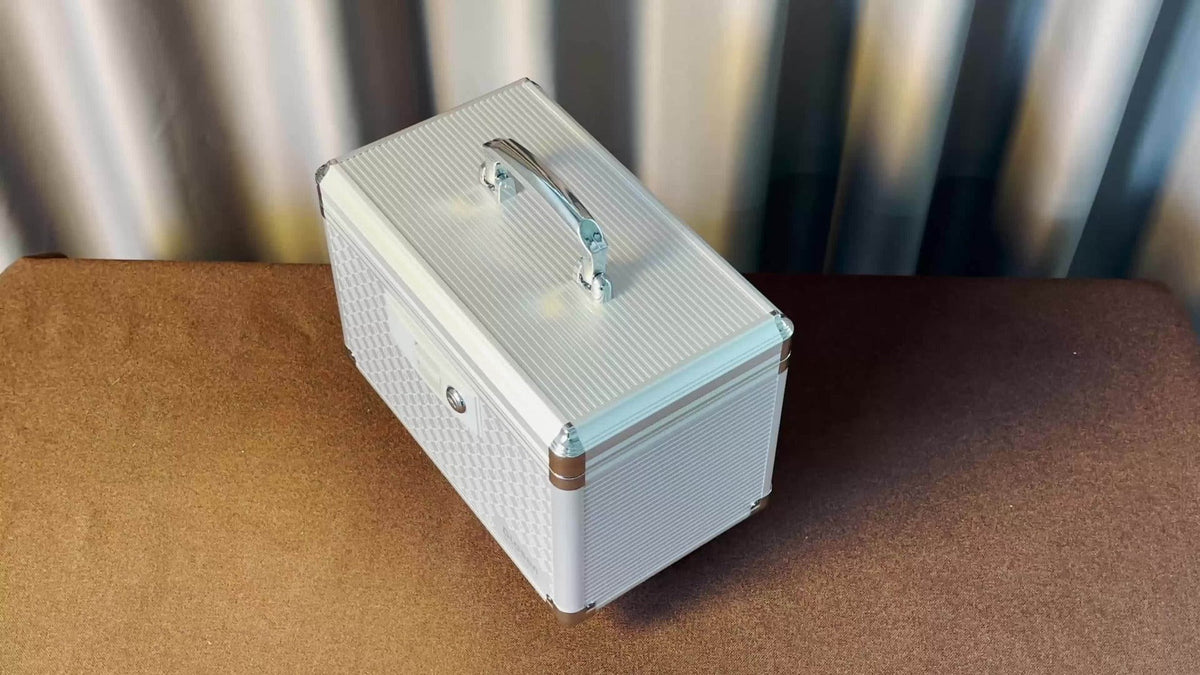 Medicine Storage Box in an Aluminum Alloy Design with Handle