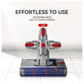 Dyson Replacement Brush Head Double Roller Compatible with V7 V8 V10 V11 V15 360° Swivel Hard Floor Vacuum Cleaner Attachment
