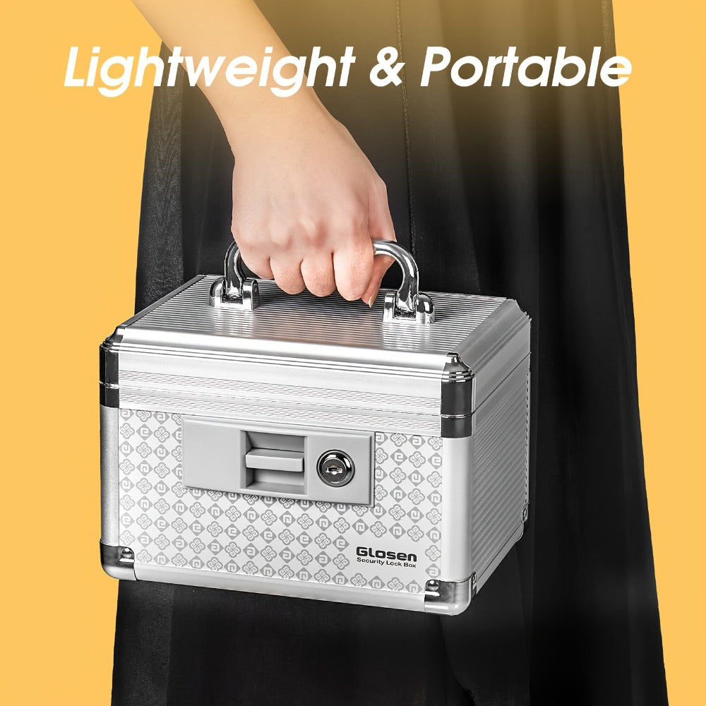 Medicine Storage Box in an Aluminum Alloy Design with Handle