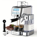 Espresso Machine 20 Bar with Automatic Milk Frother – Dual Boiler Coffee Maker, Touch Control, Cappuccino & Latte Machine with Dual Wall Filters, Includes Milk Frother, Easy to Use for Home & Gifts