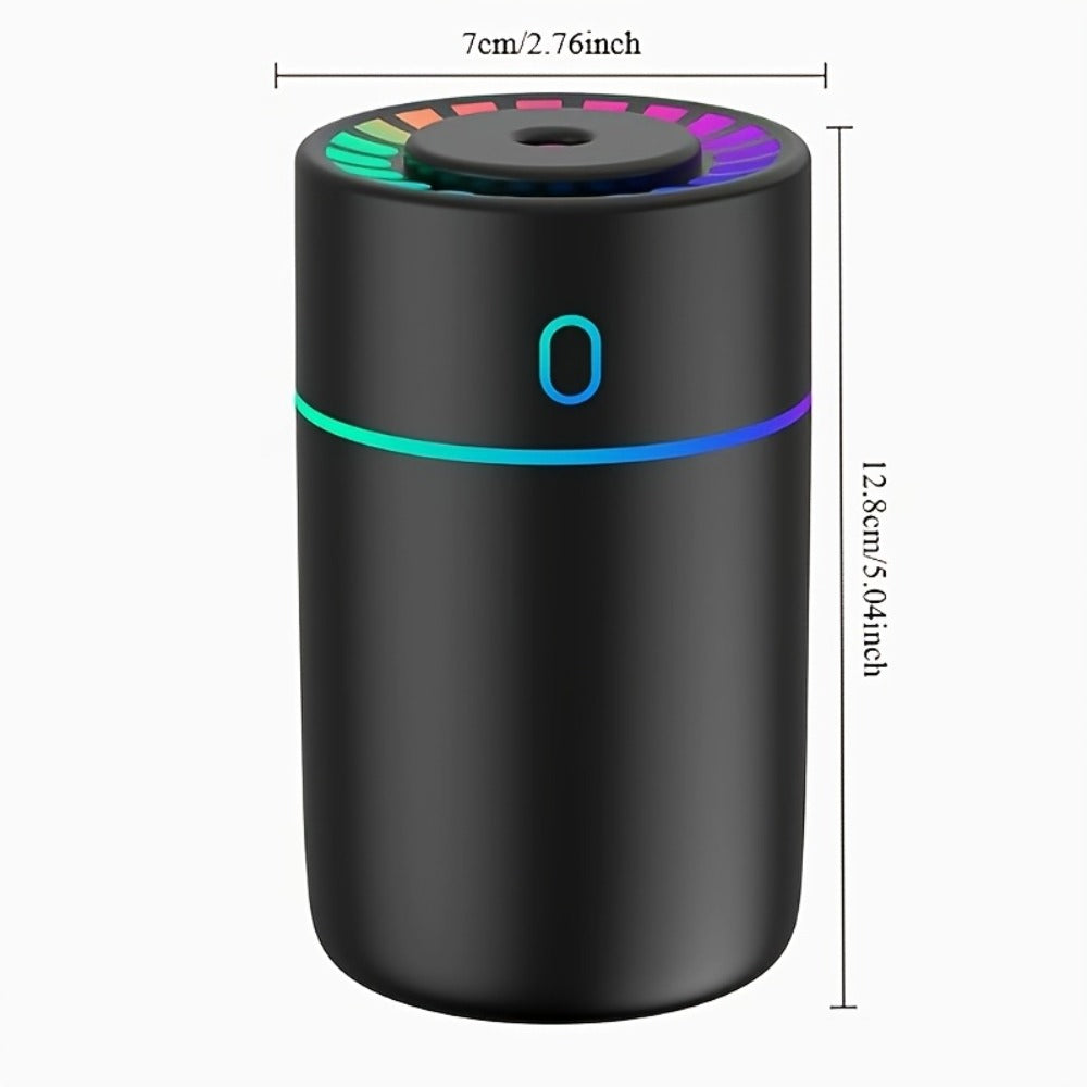 USB Cool Mist Humidifier for Bedroom and Office with a Color-Changing Night Light