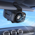 Portable Fan for Cars, USB Rechargeable Clip-On Cooling with Adjustable Speed for Travel and Everyday Drives