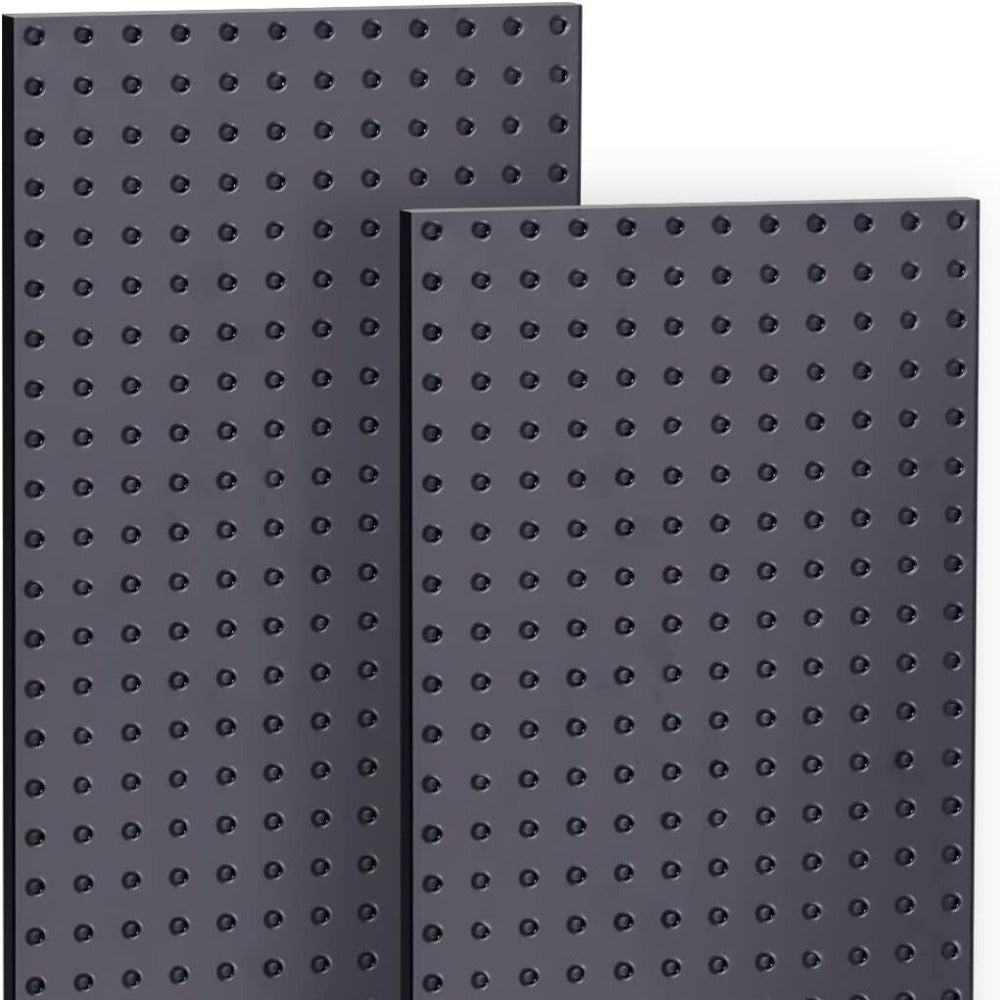 Pegboard Wall Panels in Heavy-Duty Steel, Two or Four-Pack Wall-Mounted Tool Organization for Garage Workshops