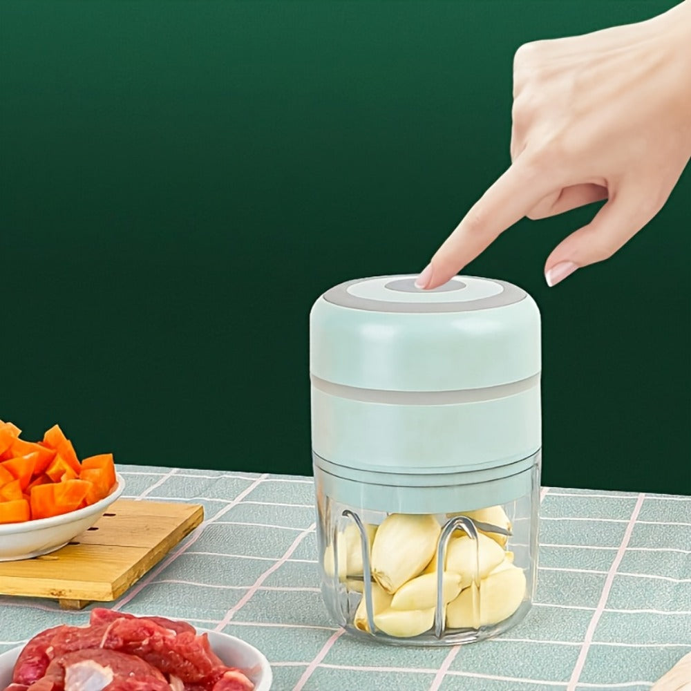 Chopper with Meat Grinder Attachment and Rechargeable Kitchen Food Processor for Camping