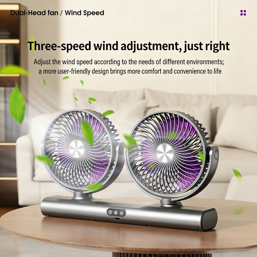 Usb Fan in a Rechargeable Design for Camping and Home & Office