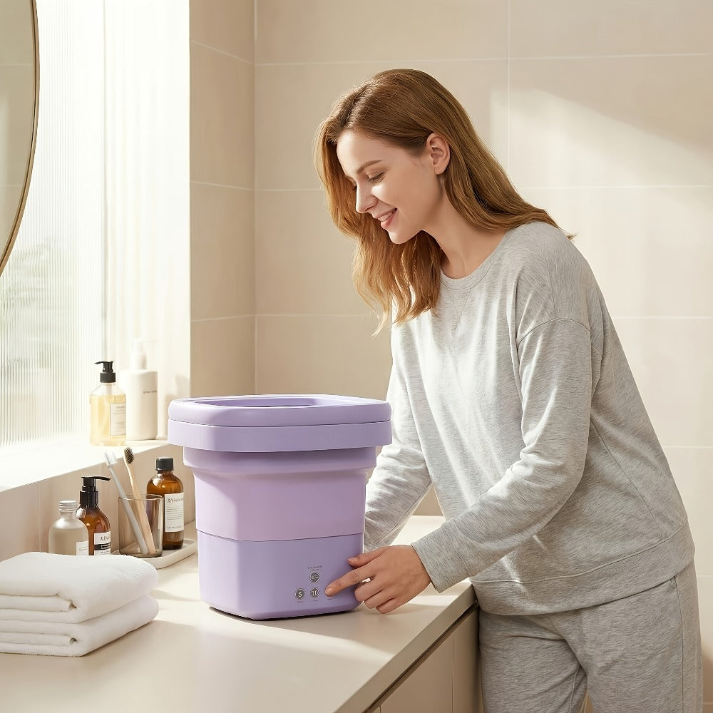 Mini Washing Machine with 3 Cleaning Modes for Underwear Delicates