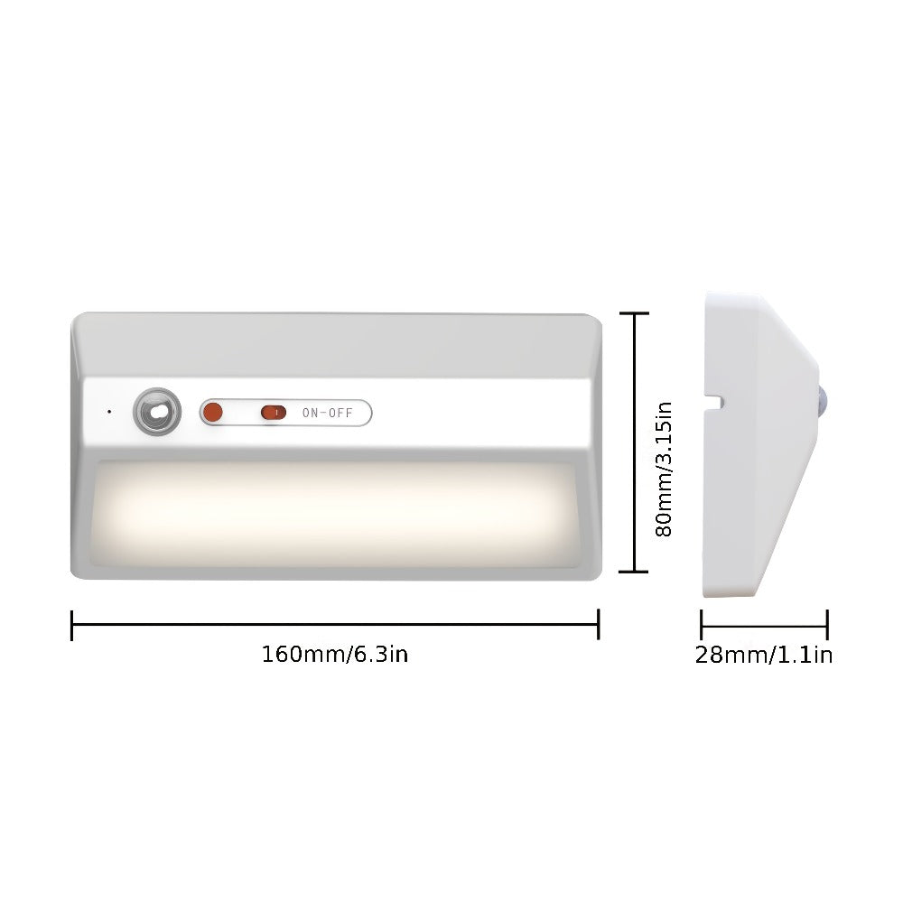 Motion Sensor Night Light, Plug-In LED Sensor Light with Automatic On and Off in the Dark for Entryways and Staircases