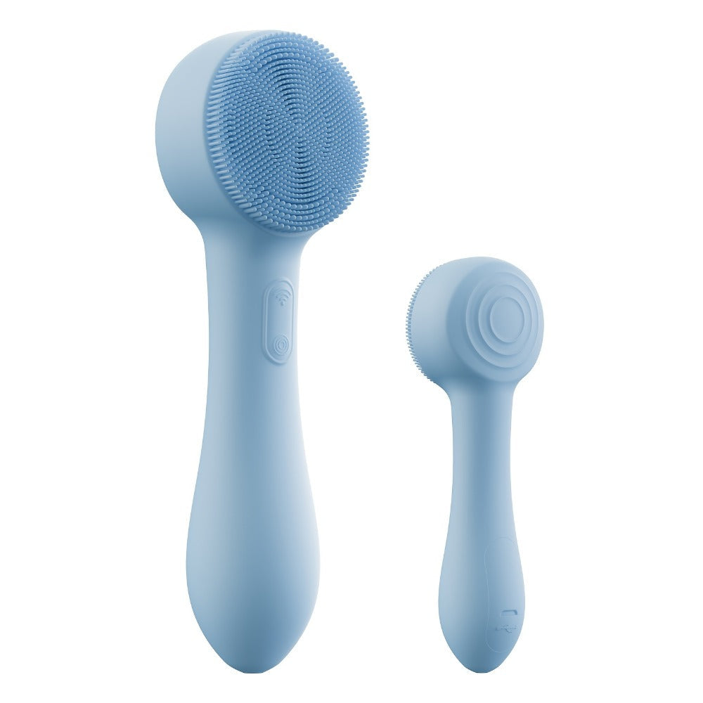 Facial Cleansing Brush (12000 Vibrations) in Waterproof IPX7 Silicone for Sensitive Skin