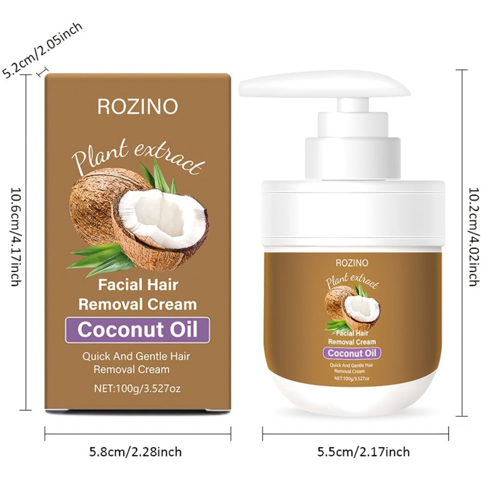 Hair Removal Cream for Sensitive Skin with Coconut Essence and Aloe