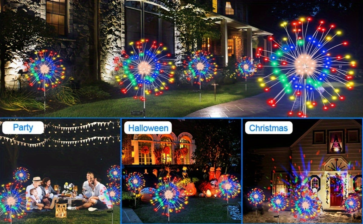 Solar Fairy Lights in an Outdoor Design with 8 Modes for Garden