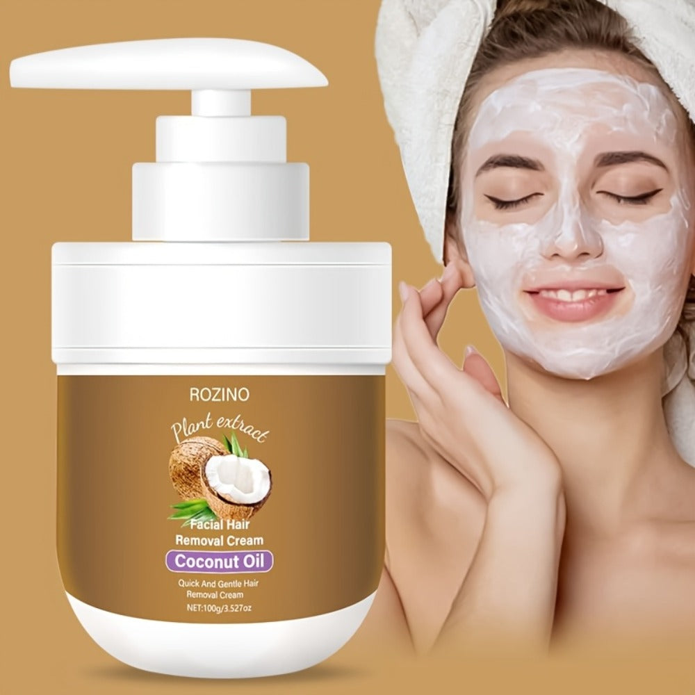 Hair Removal Cream for Sensitive Skin with Coconut Essence and Aloe