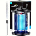 Plug-In Bug Zapper with Dual LED – 110V Electric Fly Killer & Mosquito Trap, Instant Kill for Mosquitoes, Flies & Cockroaches, with Bug Collector Tray, for Home, Office & Commercial Use (HK-5)