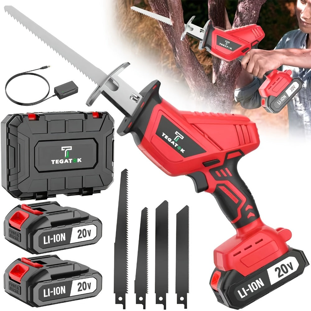 Electric Saw in an Electric Design with LED Light and Safety Lock