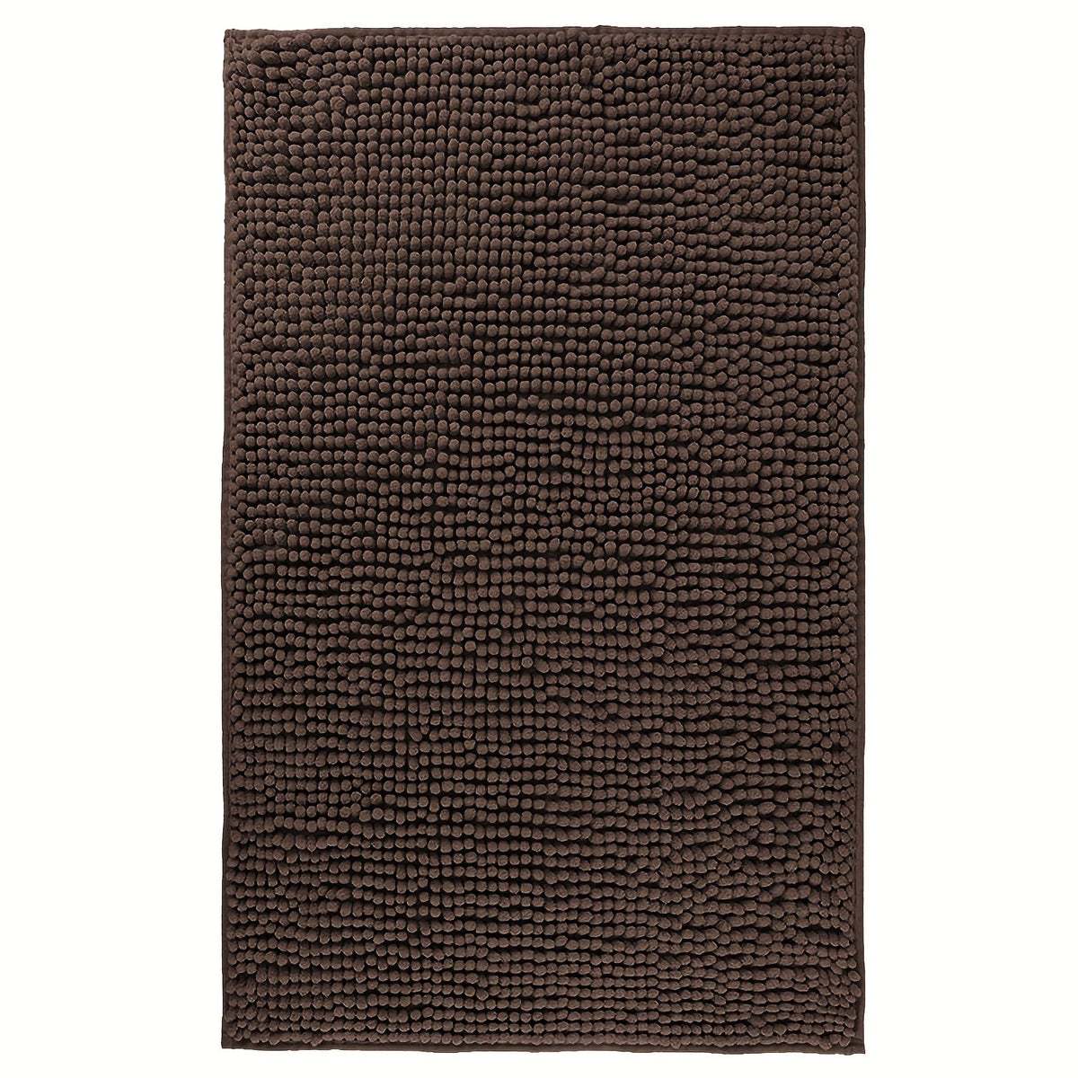 Chenille Bath Rug Extra Thick Soft Absorbent Non-Slip Bathroom Mat Machine Washable, Multiple Sizes & Colors