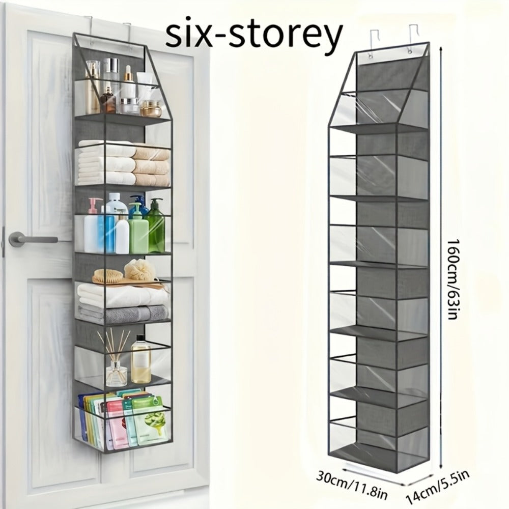 Hanging Storage with Bag 4 and 6 Layer Foldable Non-Woven Organizer