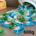 Laundry Pods Concentrated Deep Cleaning Tough Stain Removal Long-Lasting Fragrance Quick Dissolving No Residue – 200g 300g 600g Laundry Detergent Pods