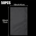 Cellophane Bags 50-Pack Large 18x30 Inch Transparent Gift Basket Wrap Bags – Clear Cellophane Wrapping for Christmas, Holidays & Gift Packaging