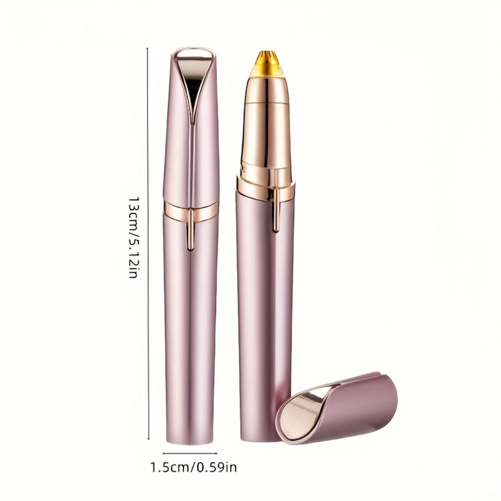 Eyebrow Trimmer: Electric for Women 2 Pack, USB Rechargeable Painless Precision Eyebrow Razor Pen