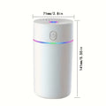 USB Cool Mist Humidifier for Bedroom and Office with a Color-Changing Night Light