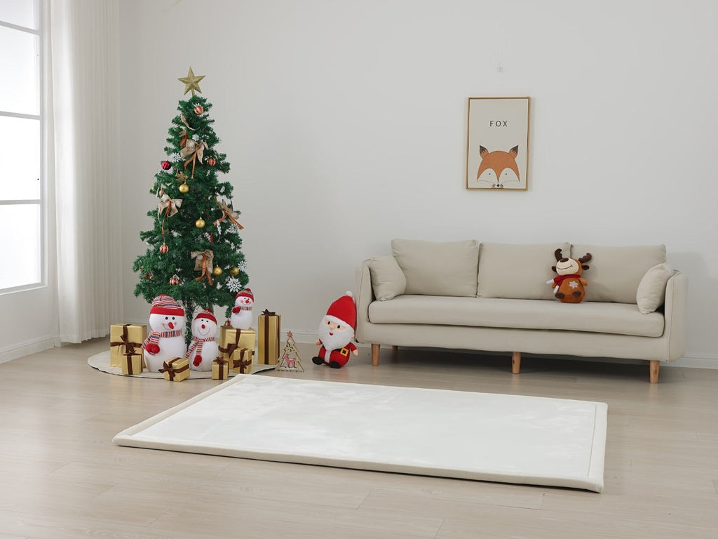 Memory Foam Area Rug Tatami Mat Non-Slip Coral Velvet Floor Mat for Living Room Bedroom Kids Playroom Yoga — Multiple Sizes & Colors