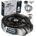 Glass Rinser for Sink – Stainless Steel Automatic Cup Washer & Bottle Cleaner Sink Attachment | Powerful Water Jets for Kitchen, Bar & Coffee Shop | Silver, Black & Gold
