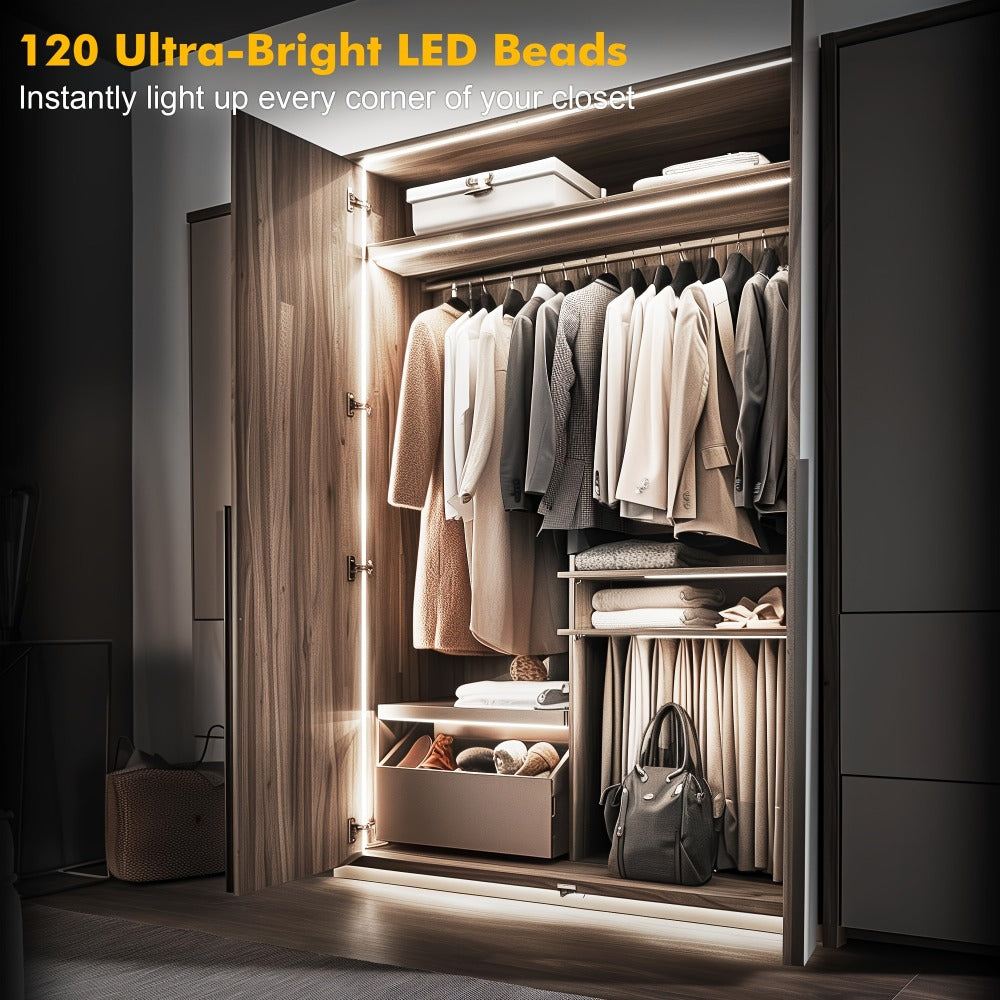Battery Powered Led Strip Lights in a Rechargeable Design for Staircase