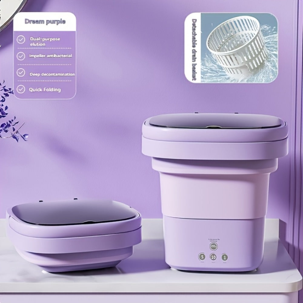 Mini Washing Machine with 3 Cleaning Modes for Underwear Delicates